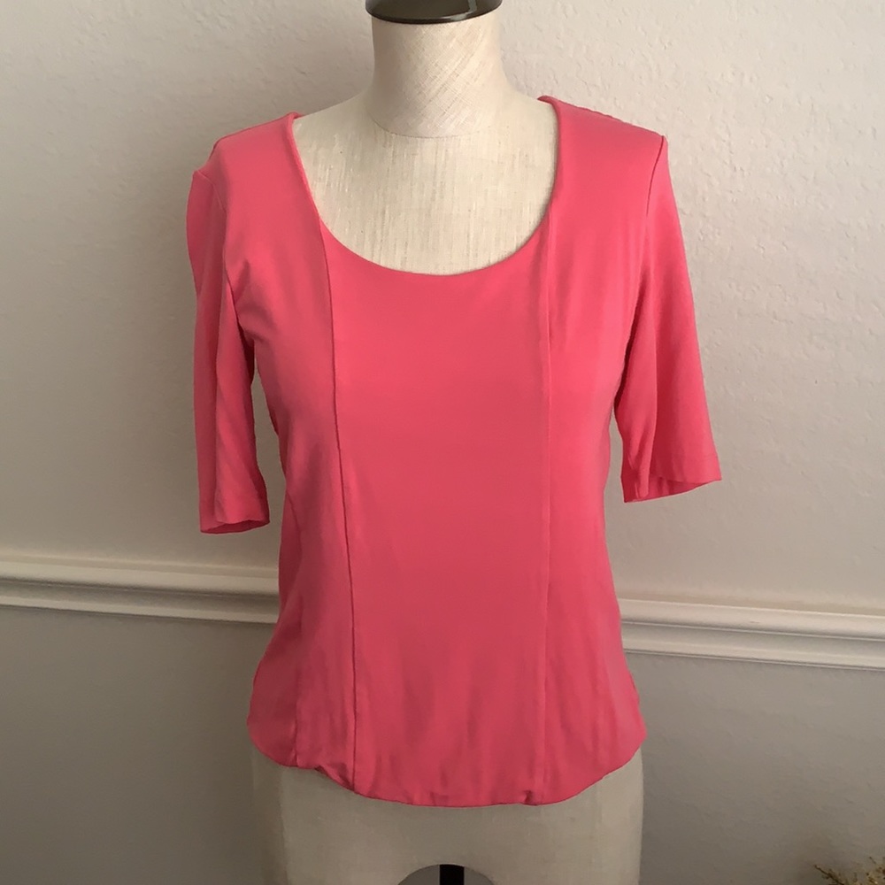 Leslie Stuart Pink Top